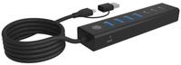 ICY BOX IB-HUB1737-C3 7-Port USB 3.2 Gen 1 Hub Netzwerk-Switch