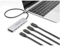 Delock USB-Verteiler USB 10 Gbps USB Type-C Hub mit 4 x USB Type-C Buchse mit...