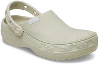 Clog CROCS "Classic Crafted Clog", Herren, Gr. 43, beige (hellgrau, stucco), Textil,