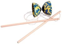 Mister Babache Spiel Diabolo Arlequino, Mittleres Diabolo f&uuml;r Anf&auml;nger und