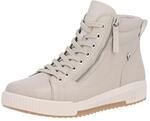 Schn&uuml;rboots RIEKER SPORT, Damen, Gr. 36, beige (creme), Leder, Schuhe Schn&uuml;rboots,