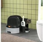 PawHut Katzentoilette Katzenklo, Katzentoilette mit Deckel, ausziehbares...
