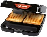 ProfiCook Sandwichmaker PC-ST 1297, Sandwichmaker, muschelf&ouml;rmige Sandwiches, 750W