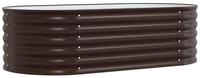 vidaXL Hochbeet Hochbeet Braun 160 x 80 x 44 cm Stahl (1 St)
