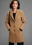 Kurzmantel LAURA SCOTT, Damen, Gr. 42, braun (hell, braun), Web, Obermaterial: 100%