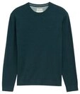 TOM TAILOR Strickpullover basic crewneck knit sapphire green melange