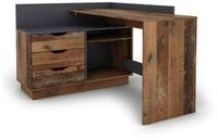 DC Living Schreibtisch in Old-Wood/Anthrazit 129 x 83,5 x 105 cm (BxHxT) (B...
