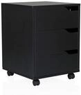hjh OFFICE Rollcontainer ORGANISER B&uuml;rowagen H/B/T: 52.5 x 40.0 x 40.0 cm,