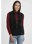 OXMO Sweatweste OXTheri Weste aus Teddy-Fleece Stoff schwarz XL