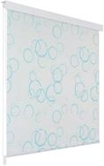 vidaXL Duschvorhang 120 x 240 cm Duschrollo 120x240 cm Blasenmuster Breite 120 cm