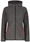 CMP Fleecejacke CMP Damen Fleecejacke Woman Jacket Fix Hood 3H19826A