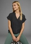 Boysen's Hemdbluse im Oversized-Style mit Ballonsaum