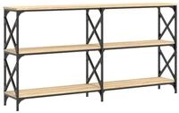 vidaXL Beistelltisch Konsolentisch Sonoma-Eiche 156x28x80,5 cm Holzwerkstoff...