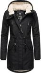 Wintermantel RAGWEAR "Wintermantel Elsie", Damen, Gr. M, schwarz (schwarz22),