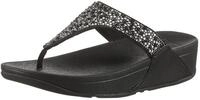 Fitflop LULU CRYSTAL Zehentrenner, Sandale, Pantolette mit Schmucksteine