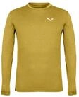 Salewa Kurzarmshirt PUEZ MELANGE DRY M L/S TEE OLIVE OIL MELANGE