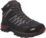 Wanderschuh CMP "RIGEL MID WP TREKKING SHOES", Herren, Gr. 46, Synthetik, grau