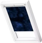 Verdunklungsrollo DKL 4653SWL, VELUX, verdunkelnd, ohne Bohren, in F&uuml;hrungsschienen,