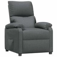 vidaXL Sessel Relaxsessel Dunkelgrau Stoff (1-St)