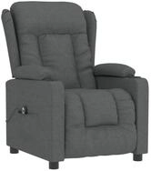 vidaXL Sessel Relaxsessel Elektrisch Dunkelgrau Stoff (1-St)