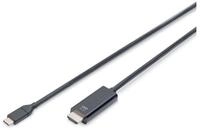 Digitus Digitus USB-C 3.2 Gen2 Adapter- / Konverterkabel, USB-C auf HDMI...