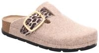 Pantoffel ROHDE "SOAVE", Damen, Gr. 36, beige, Filz, Schuhe Pantoffel, Hausschuh,