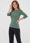 Vero Moda 3/4-Arm-Shirt VMPANDA MODAL 3/4 TOP JRS NOOS Baumwollmischung, regular fit