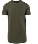 Build Your Brand Rundhalsshirt Shaped Long Herren T-Shirt L