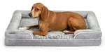 lionto Tierkissen Premium orthop&auml;disch Memory-Foam, grau, Flanell und...