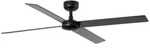 FARO Barcelona Deckenventilator DC Deckenventilator Rudder L-4 Schwarz, Timer...