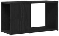 vidaXL Lowboard, TV-Schrank Schwarz Eichen-Optik 60x24x32 cm Holzwerkstoff