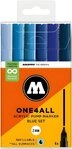 MOLOTOW Malstift Acrylmarker One4All 127HS Blue Set