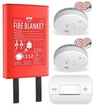 Elro Rauchmelder (Set: 2 Rauchmelder mit Batterie, Kohlenmonoxid Melder