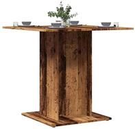 vidaXL Esstisch, Esstisch Altholz-Optik 80x80x75 cm Holzwerkstoff