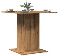 vidaXL Esstisch, Esstisch Artisan-Eiche 80x80x75 cm Holzwerkstoff