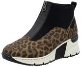 Rieker Schlupfboots Stiefelette, High Top Sneaker mit Rei&szlig;verschluss auf der
