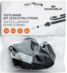 DURABLE Hinweisschild Textilband mit Jojo Extra Strong f&uuml;r Kartenhalter 80cm...