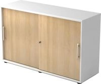 HAMMERBACHER Aktenschrank Schiebet&uuml;rschrank Derie 9 2 OH BxTxH 120x40x74,8cm...