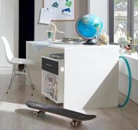 Wimex Rollcontainer Joker, Schrank mit 1 Schublade und offenes Fach, ideal auch...