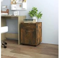 vidaXL Mehrzweckschrank vidaXL Rollschrank R&auml;uchereiche 45x38x54 cm...