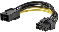 Akasa Akasa Strom Anschlusskabel [1x PCIe-Stecker 6pol. - 1x PCIe-Stecker 8p