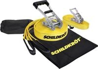 Schildkr&ouml;t Funsports Federballschl&auml;ger Schildkr&ouml;t&reg; Slackline 15m, zus&auml;tzli...