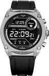 Police Police Herrenuhr Silikon schwarz Smartwatch (kompatibel ab Android 5.1+...