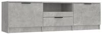 vidaXL TV-Schrank TV-Board Betongrau 140x35x40 cm Holzwerkstoff