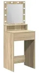 vidaXL Schminktisch Schminktisch Sonoma-Eiche 50 x 41 x 135 cm Holzwerkstoff...