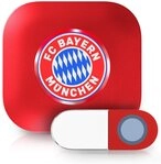 Heidemann Steckdosen-T&uuml;rgong Heidemann Funkgong-Set Stern des S&uuml;dens FC Bayern