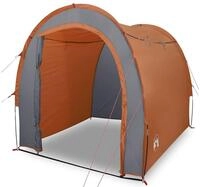 vidaXL Kuppelzelt Beistellzelt Orange Wasserdicht, (1 tlg)