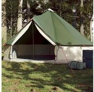 vidaXL Tipi-Zelt, Tipi-Familienzelt 6 Personen Gr&uuml;n Wasserdicht