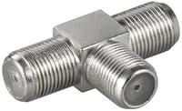 Goobay Goobay Adapter F-Kpl./2xF-Kpl. F-T-St&uuml;ck 11848 SAT-Kabel
