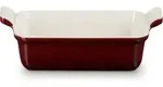 LE CREUSET Backform 19 cm Backform 1,1 L Garnet rechteckig, (1-tlg)